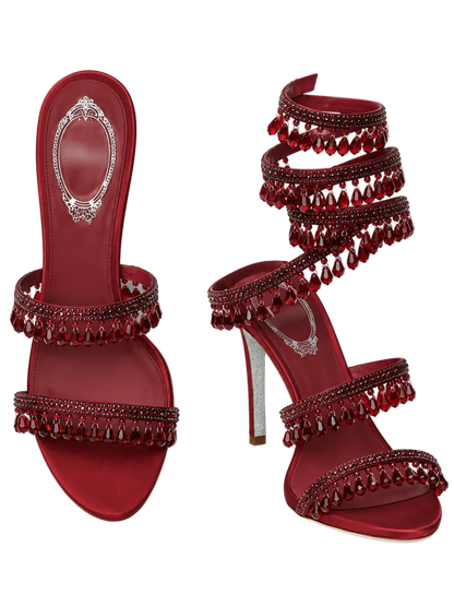 CHANDELIER CRYSTAL HEELS